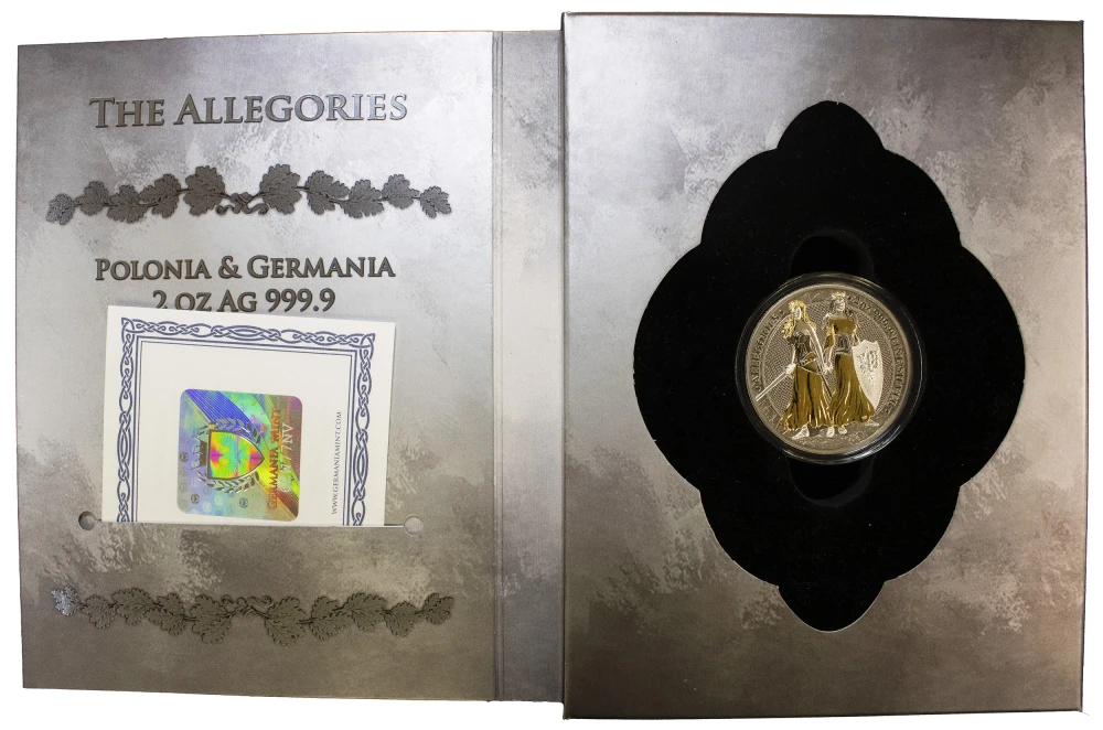 Germania. 2023 2 Ounce Silver Allegories
