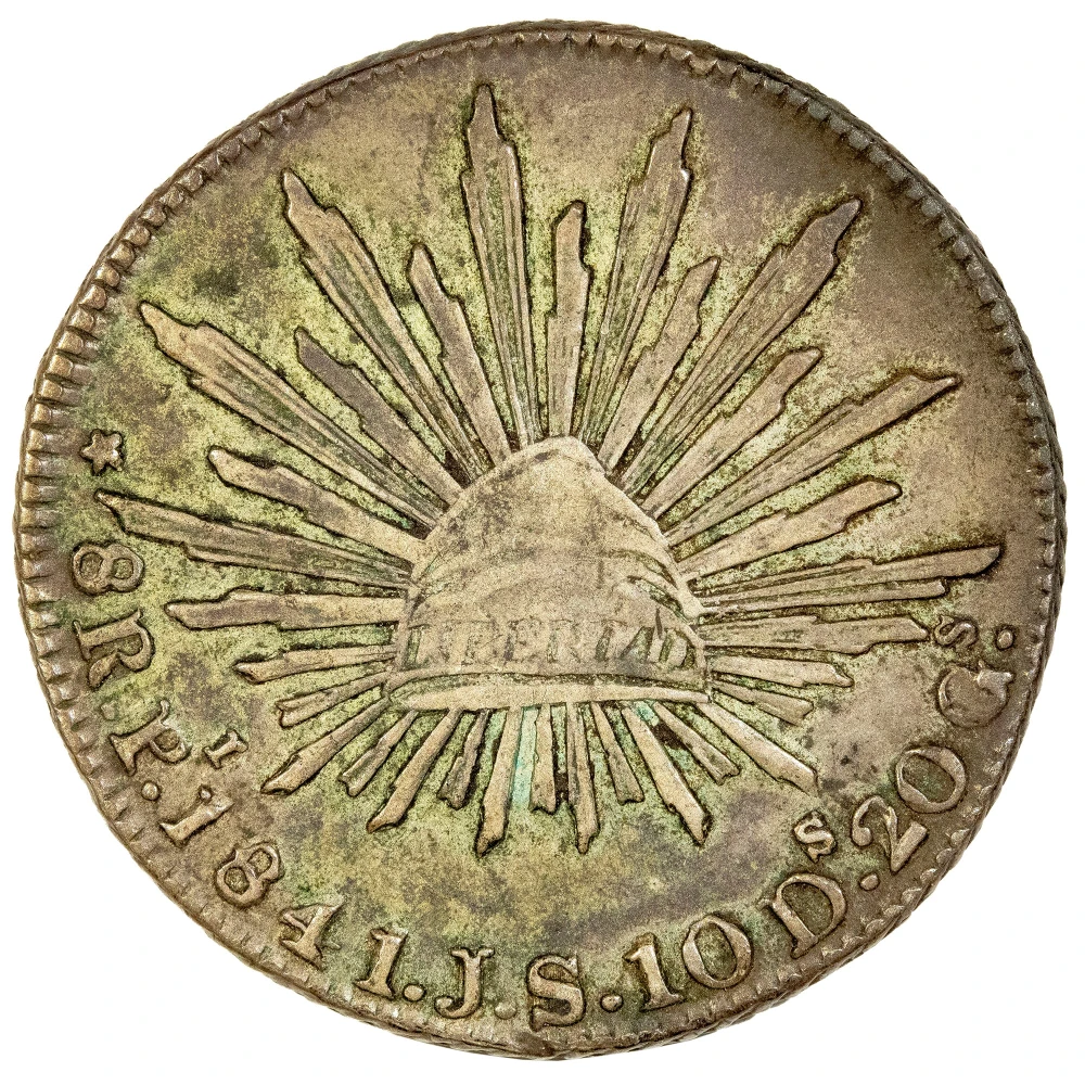 Mexico. EF-45 1841-JS 8 Reales