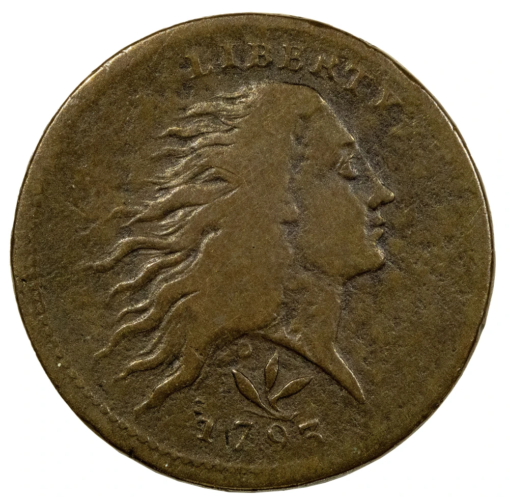 Fine to VF 1793 Wreath Cent