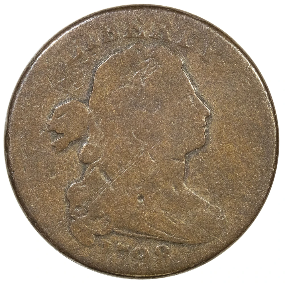 VG Details 1798 Large Cent
