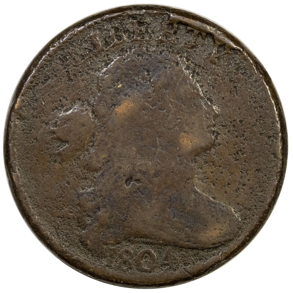 VG Details 1804 Large Cent Rarity