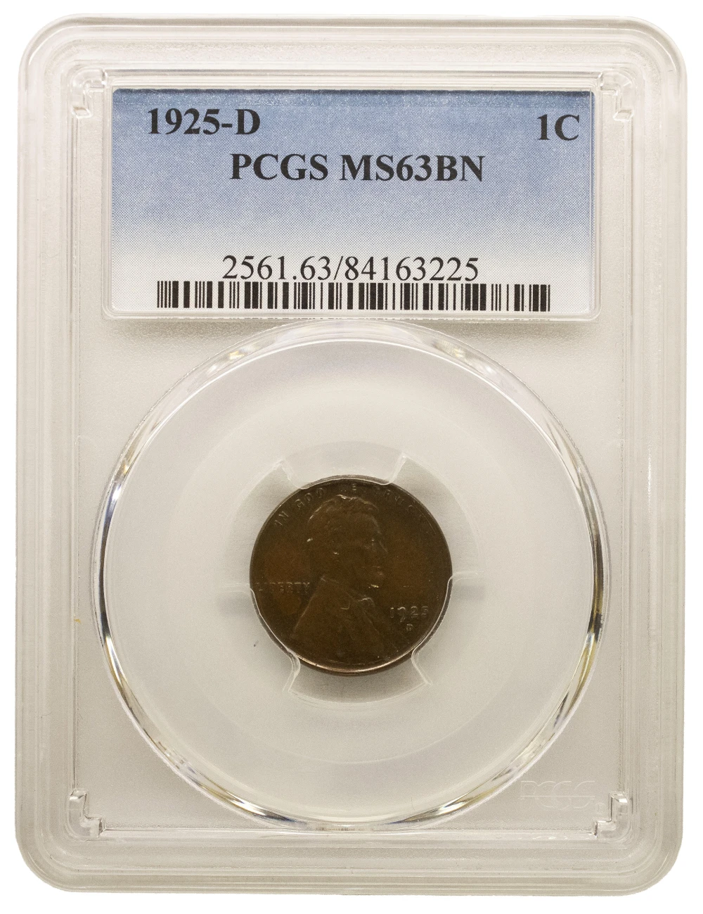 PCGS MS-63 BN 1925-D Lincoln Cent