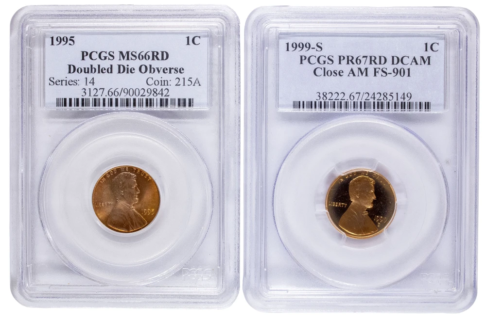 PCGS-Certified Lincoln Cent Duo