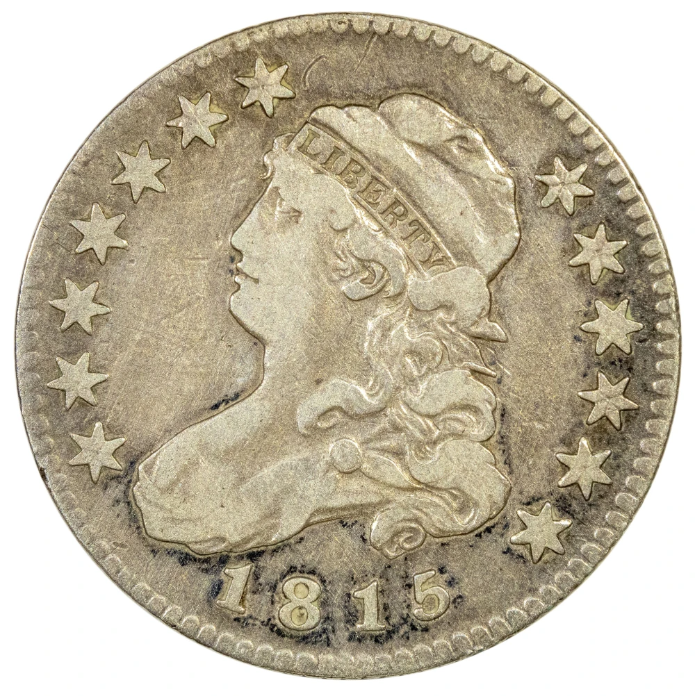 Scarce VF-25 1815 Bust Quarter