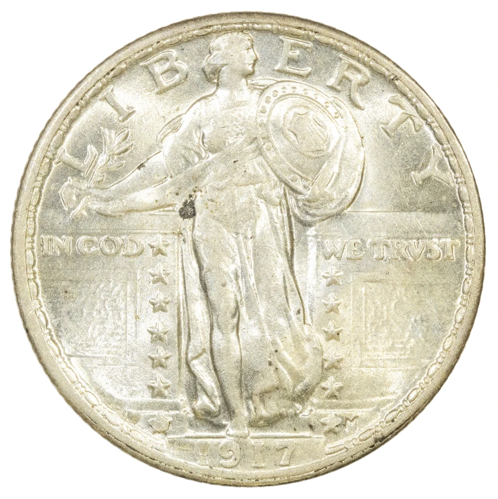 MS-62 Details 1917 Type II Quarter