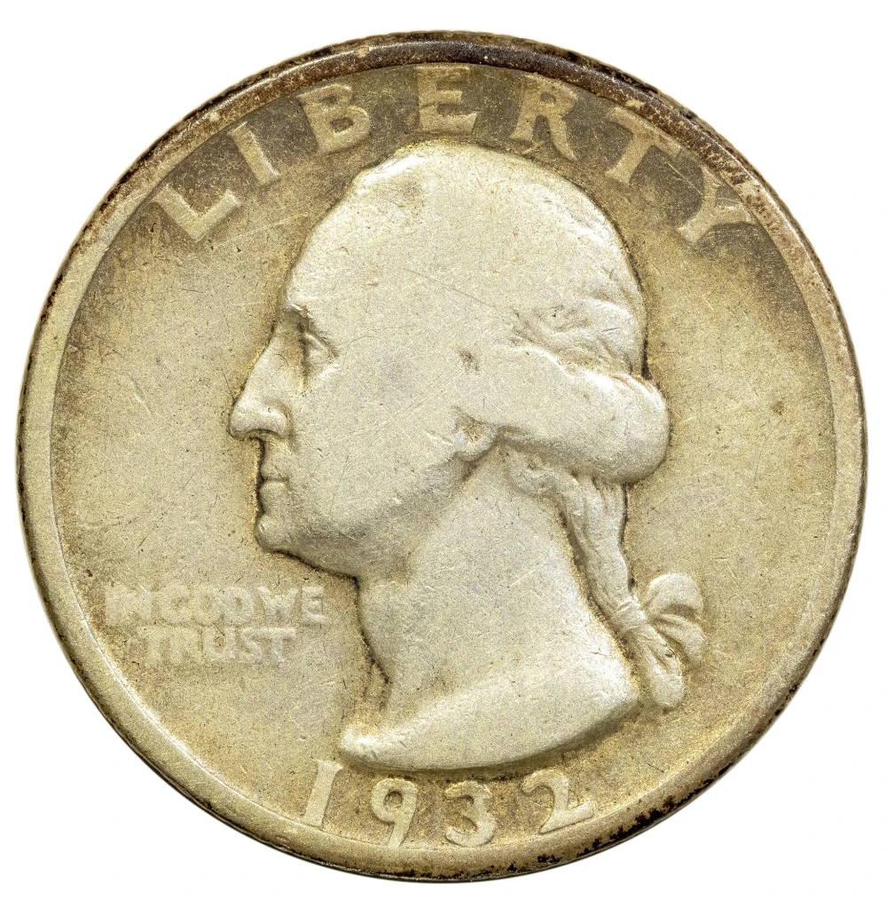 Fine-12 1932-D Washington Quarter