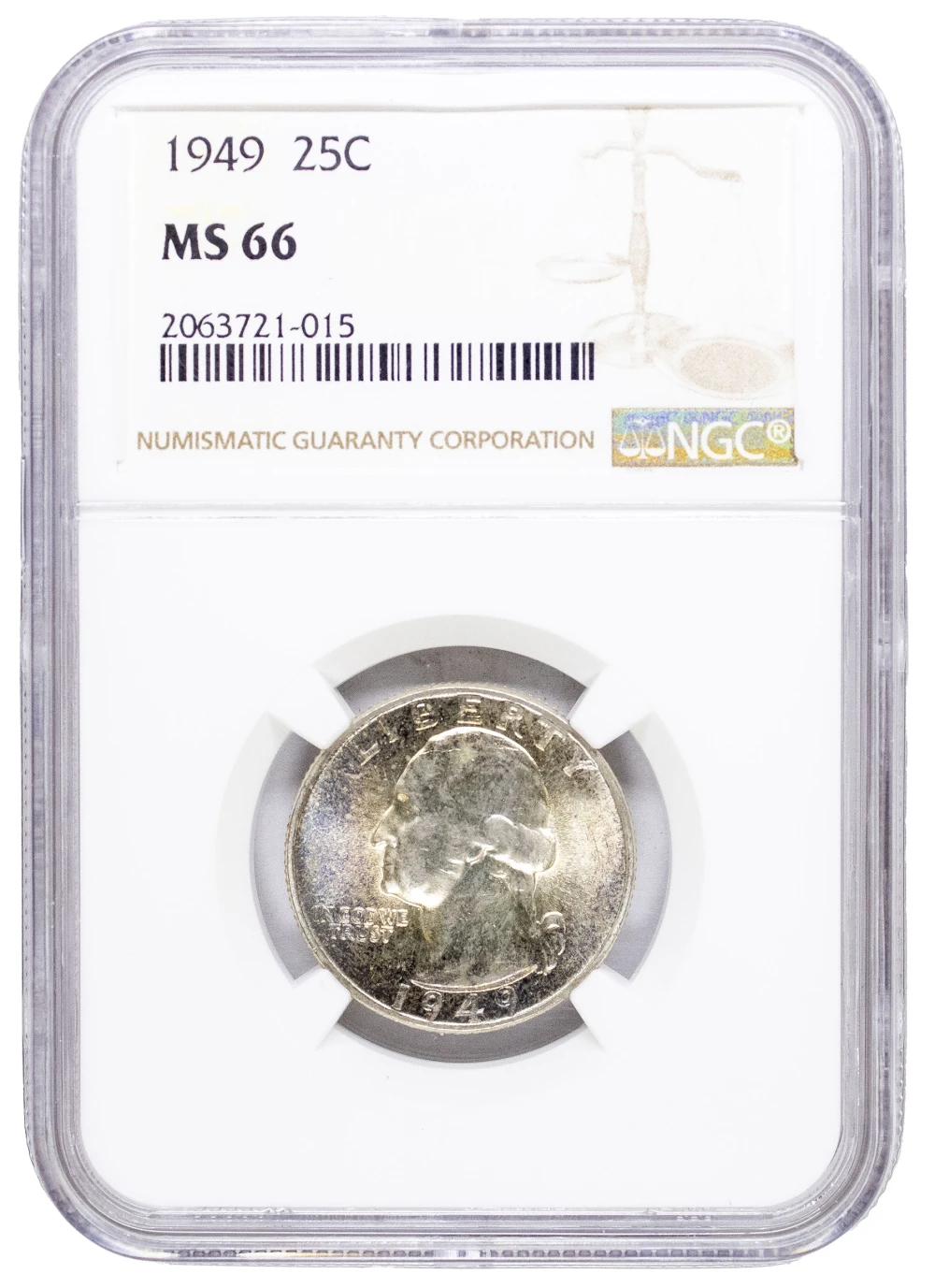 NGC MS-66 1949 Quarter