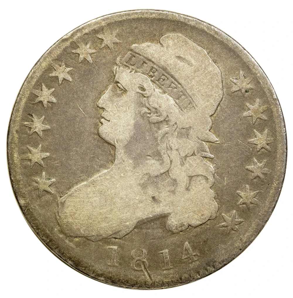 VG-8 or Finer 1814 Half Dollar