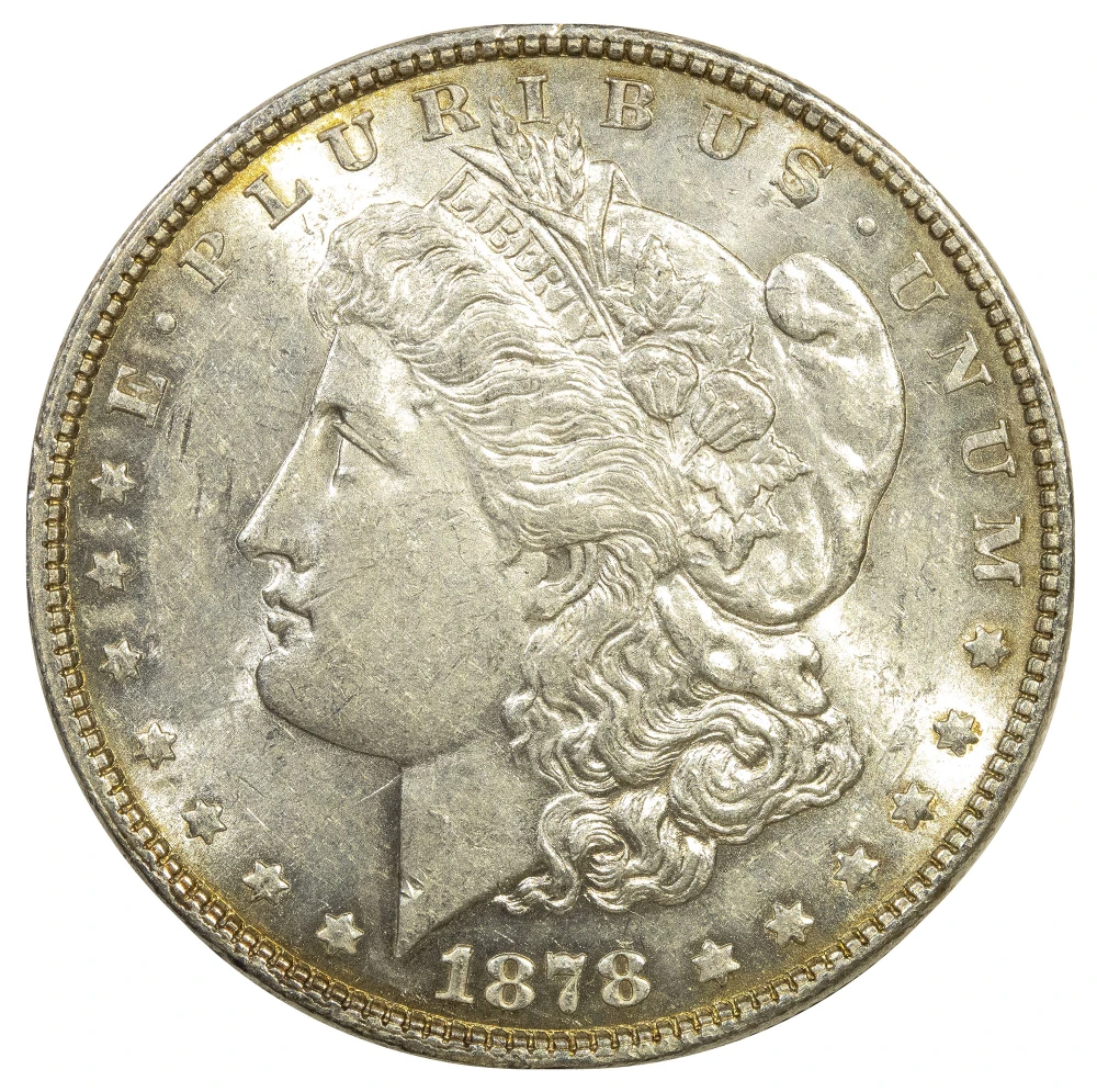 AU-58 1878 Rev'79 Morgan Dollar