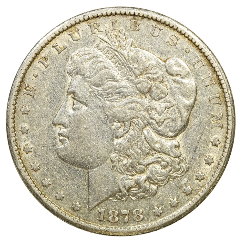 EF-40 1878-CC Morgan Dollar