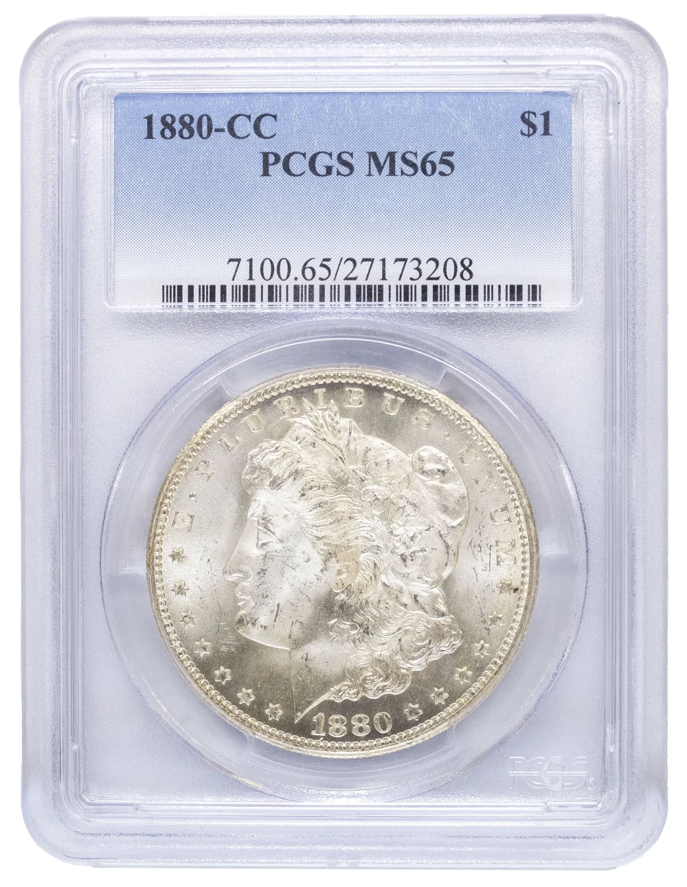 PCGS MS-65 1880-CC Morgan Dollar