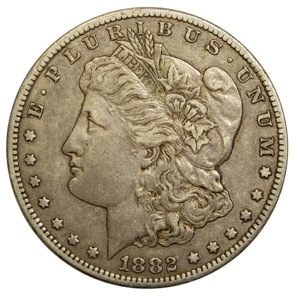 EF-40 1882-CC Morgan Dollar
