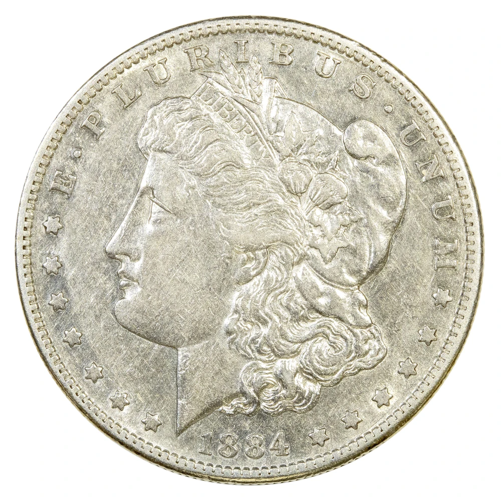 AU-50 Details 1884-S Morgan Dollar