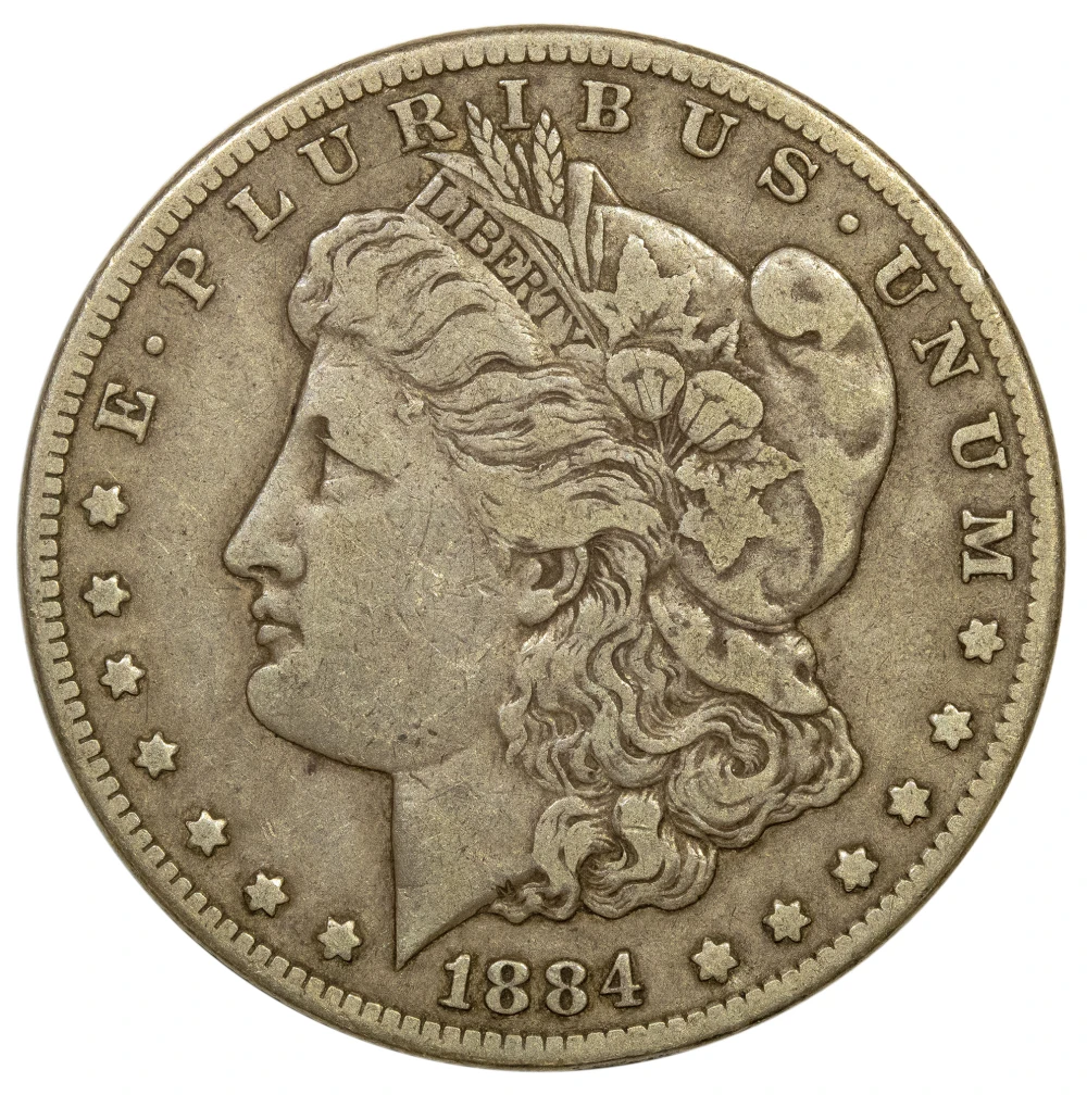 VF-20 1884-CC Morgan Dollar
