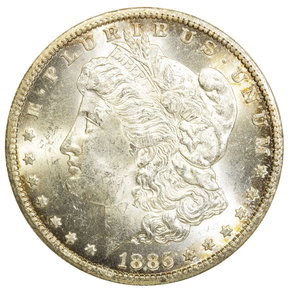 Choice MS-63 1885-CC Morgan Dollar