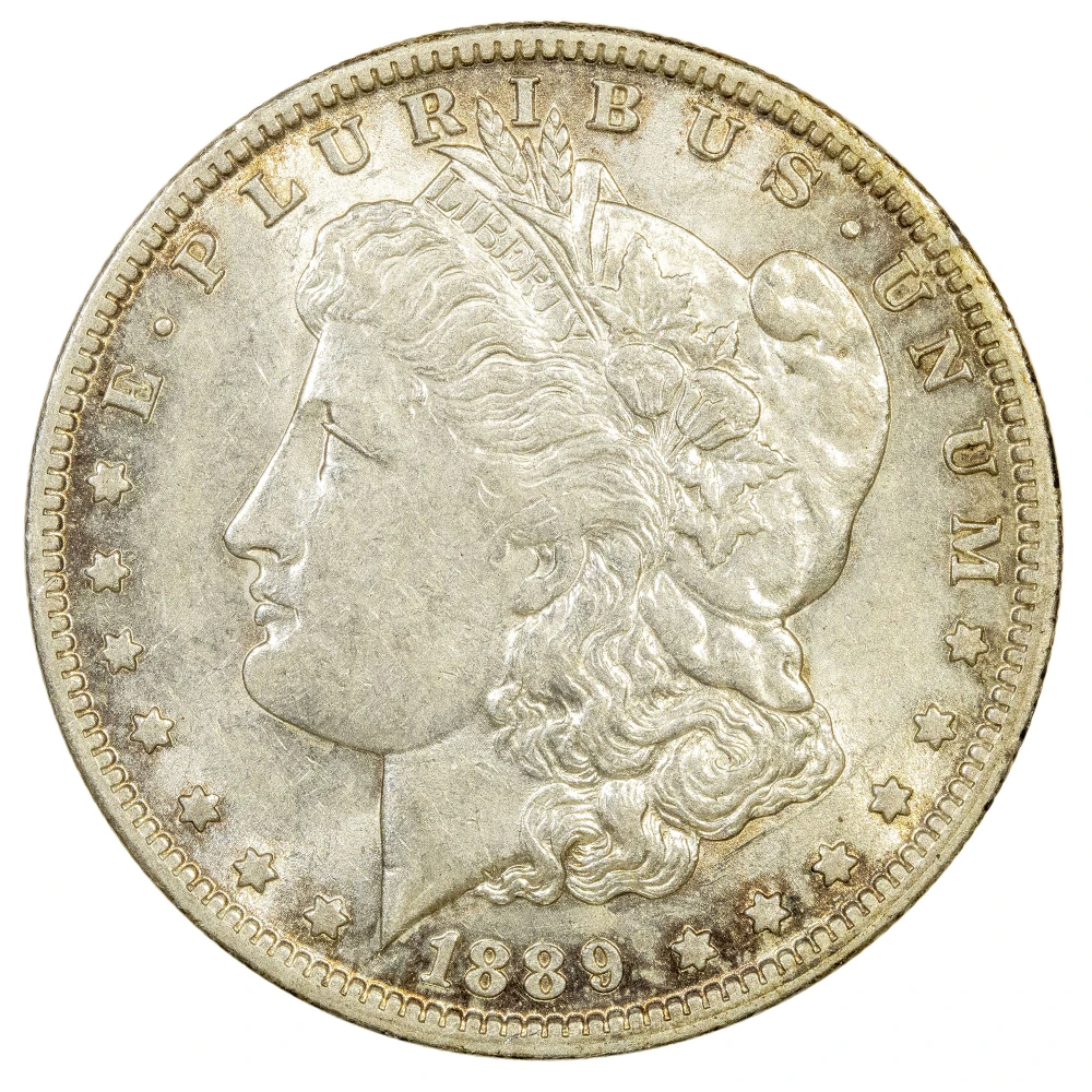 AU-50+ 1889-O Morgan Dollar