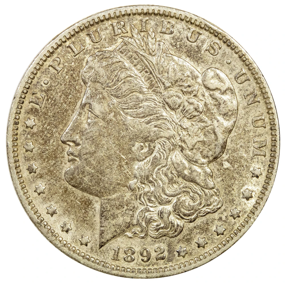 EF-45 1892-O Morgan Dollar
