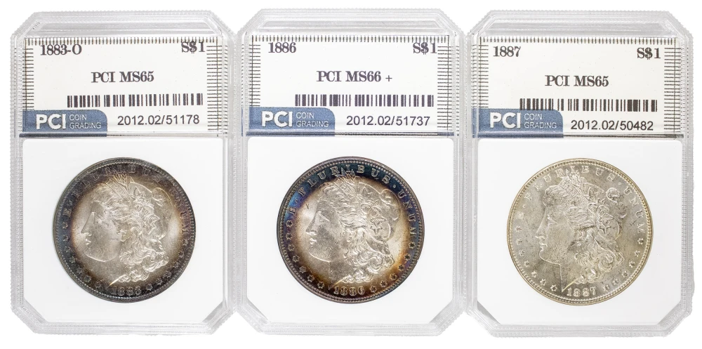 PCI Morgan Dollar Trio