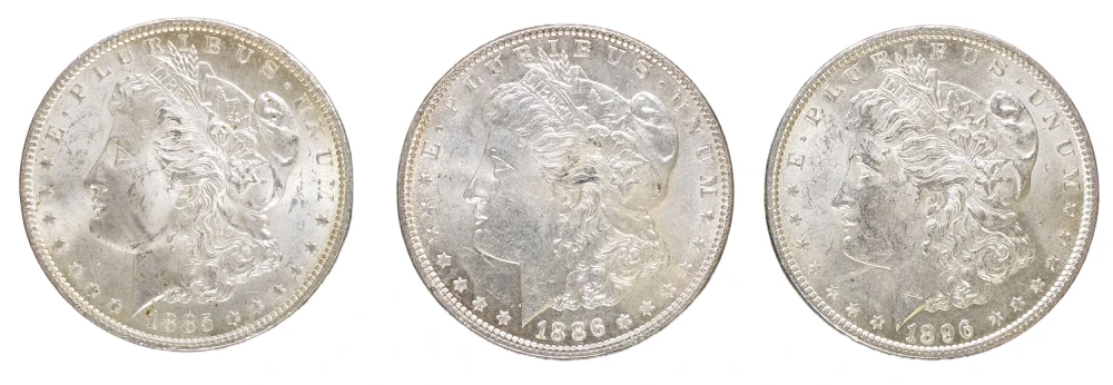 BU Morgan Dollar Trio