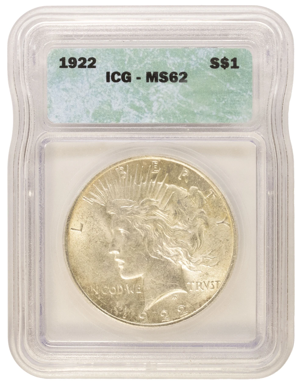 ICG-Certified Peace Dollar Twosome