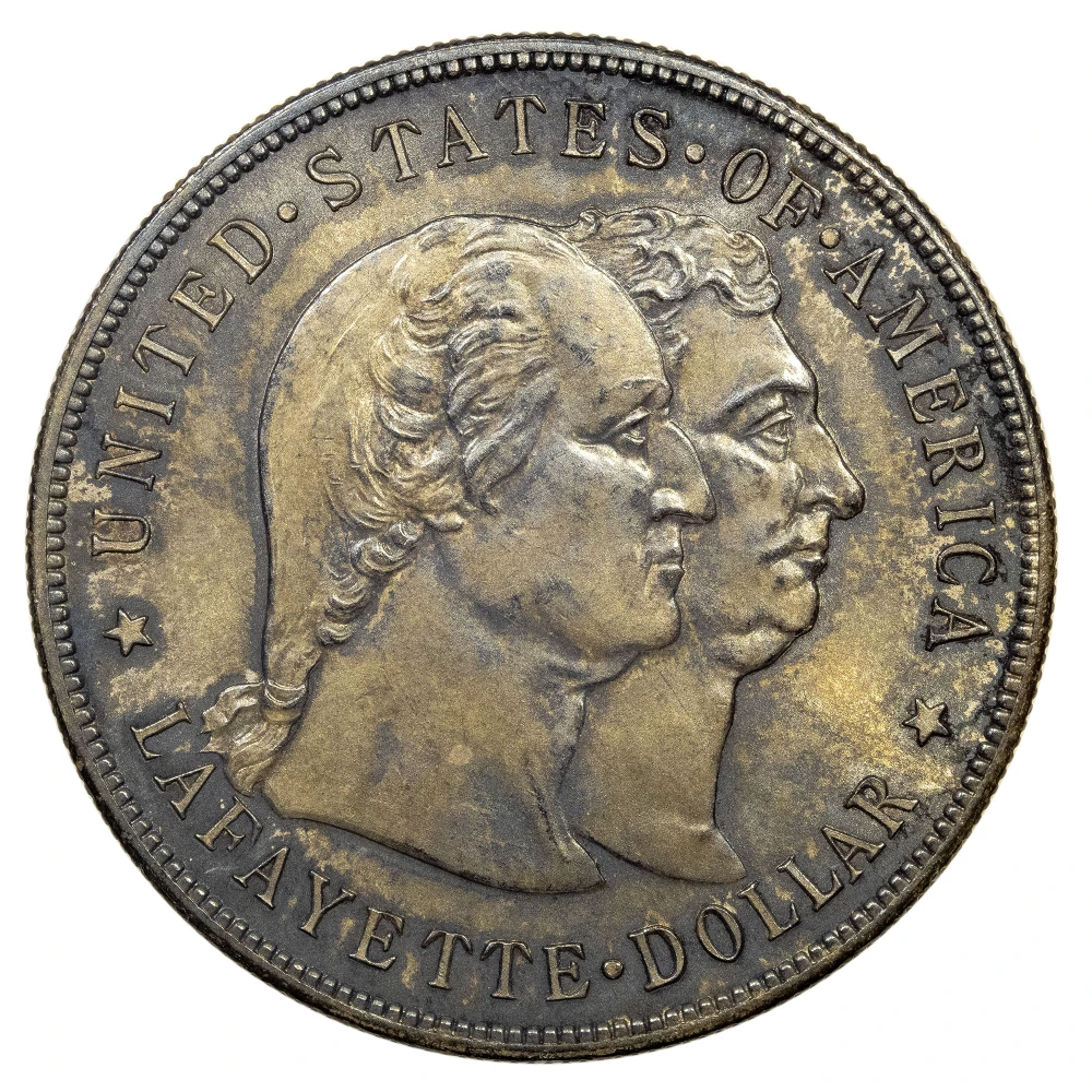 Choice MS-63 Toned 1900 Lafayette Dollar