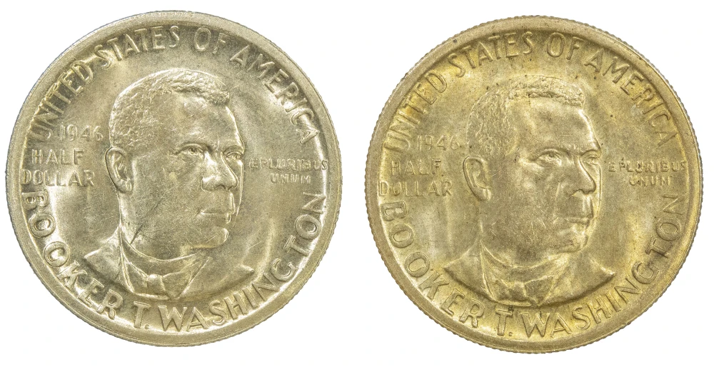 Choice BU Pair 1946-S BTW Half Dollars