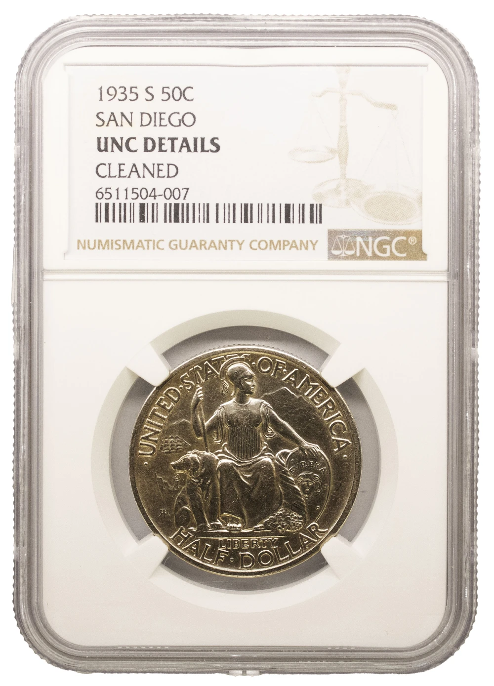 NGC Details Graded Commemorative Half Dollar Pair