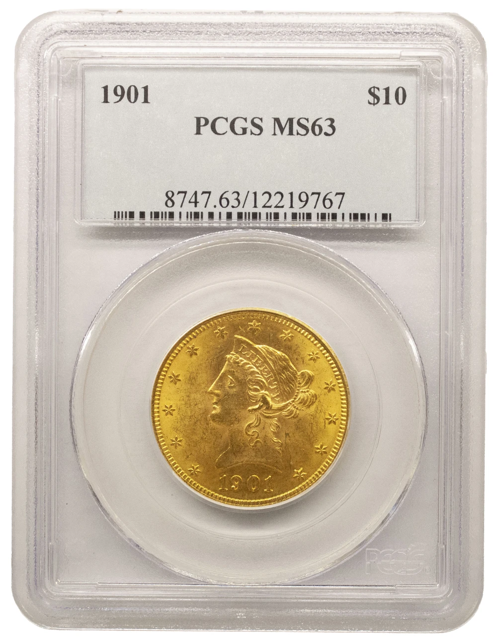 PCGS MS-63 1901 Gold $10 Liberty