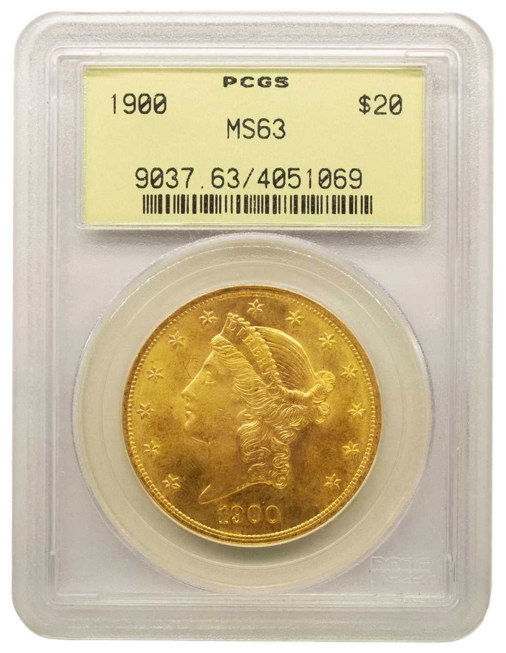 PCGS MS-63 1900 Gold $20 Liberty