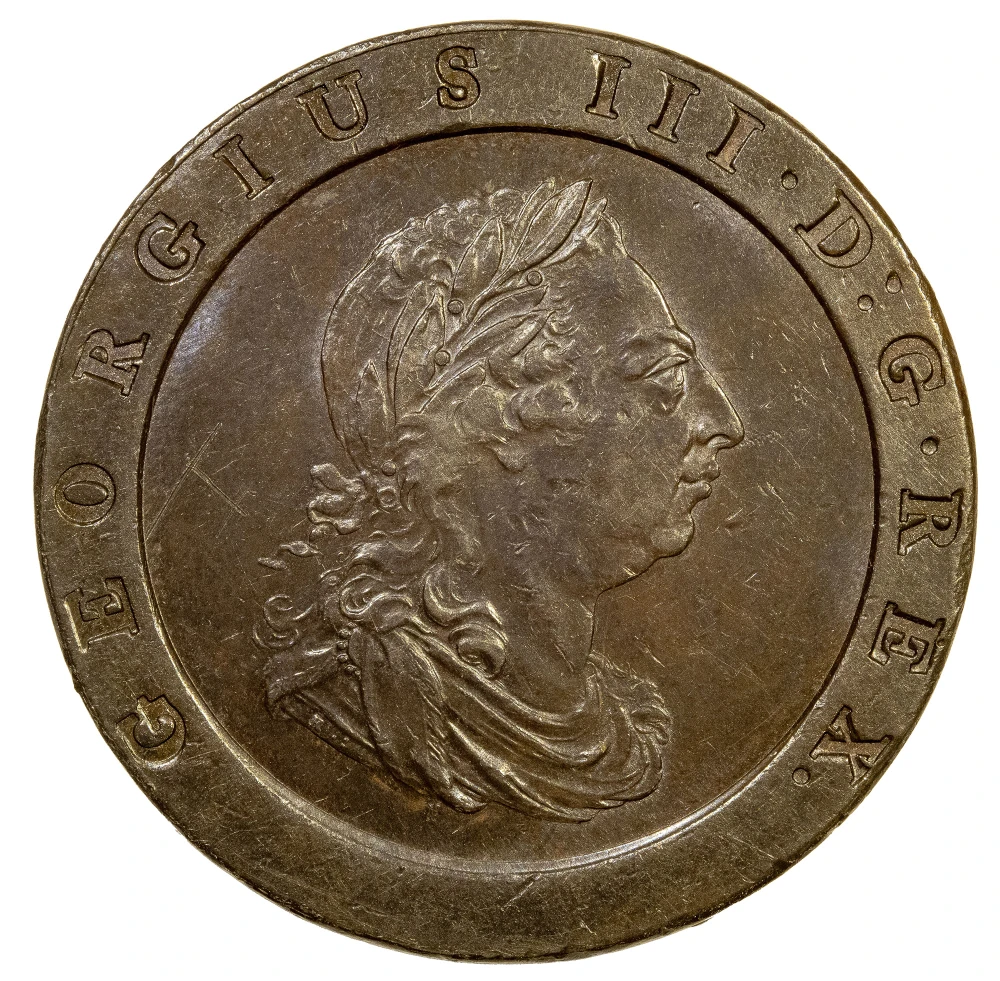 Great Britain. AU 1797 Cartwheel Twopence