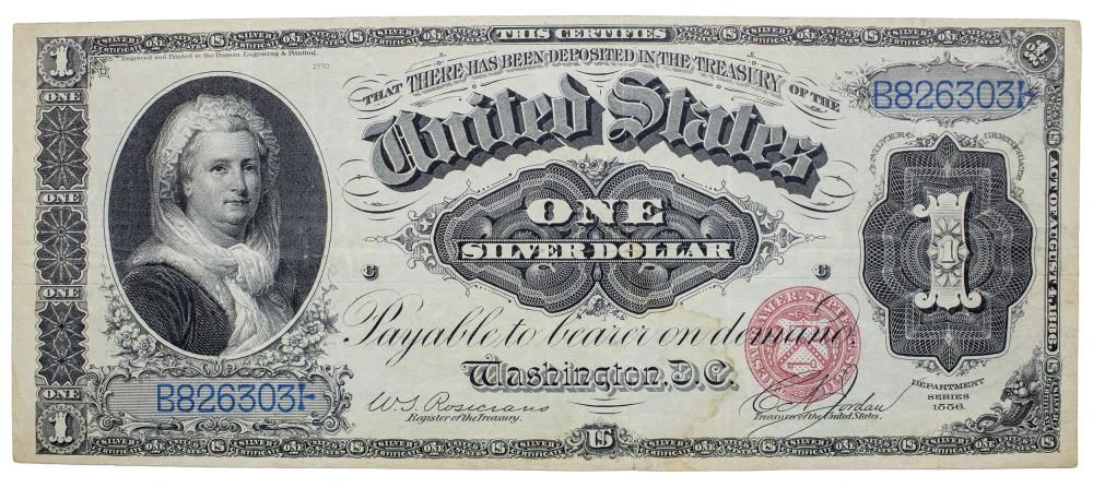 EF Series 1886 Martha Washington Portrait $1