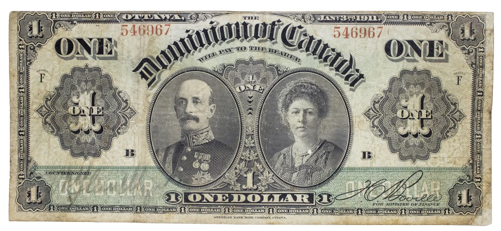 Canada. VF 1911 $1 Note