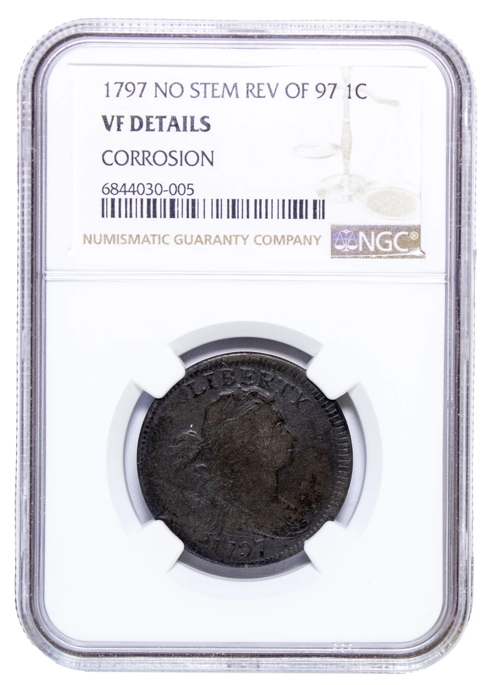 NGC VF Details 1797Large Cent