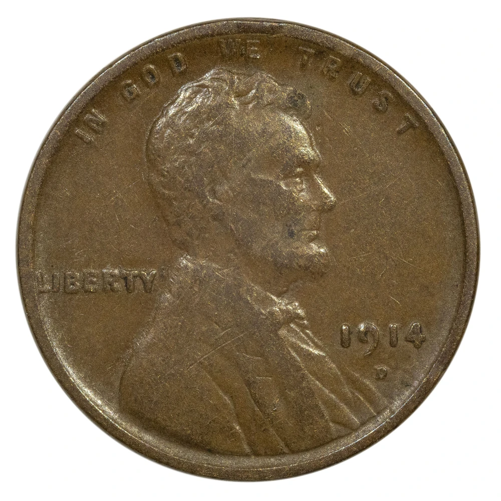 F-VF-15 1914-D Lincoln Cent