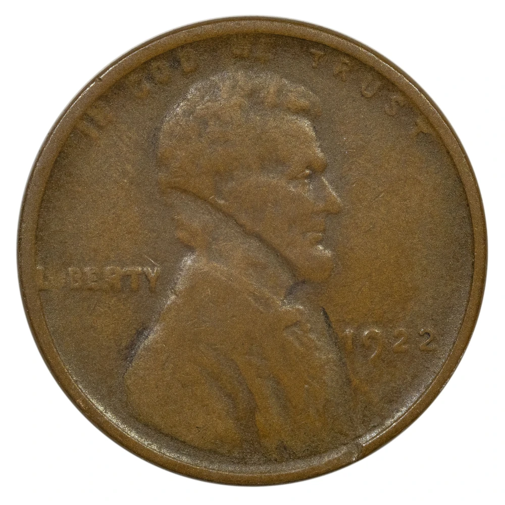 VF-EF-35 Details 1922-P No D Lincoln Cent