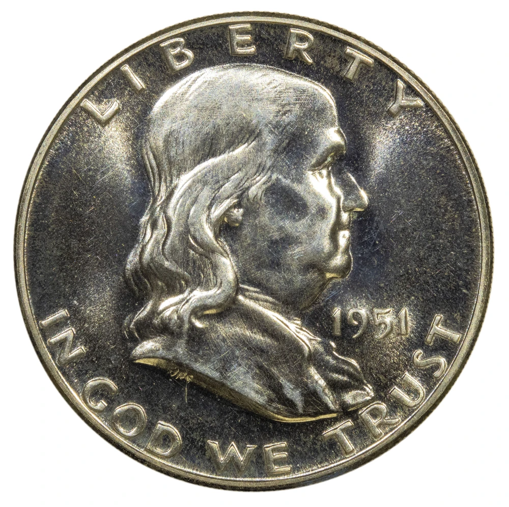 Choice Proof-64 1951 Franklin Half Dollar