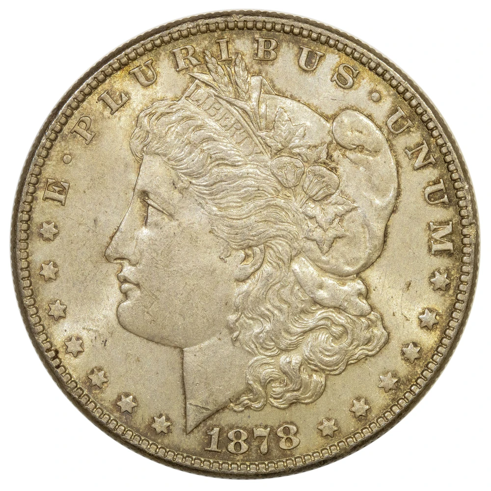 MS-62 1878 7TF Morgan Dollar