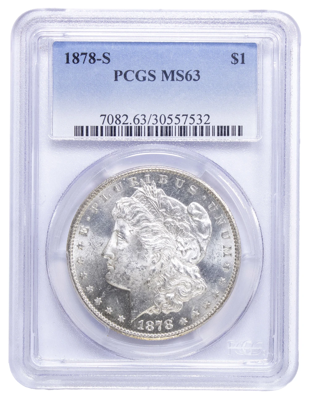 PCGS MS-63 1878-S Morgan Dollar