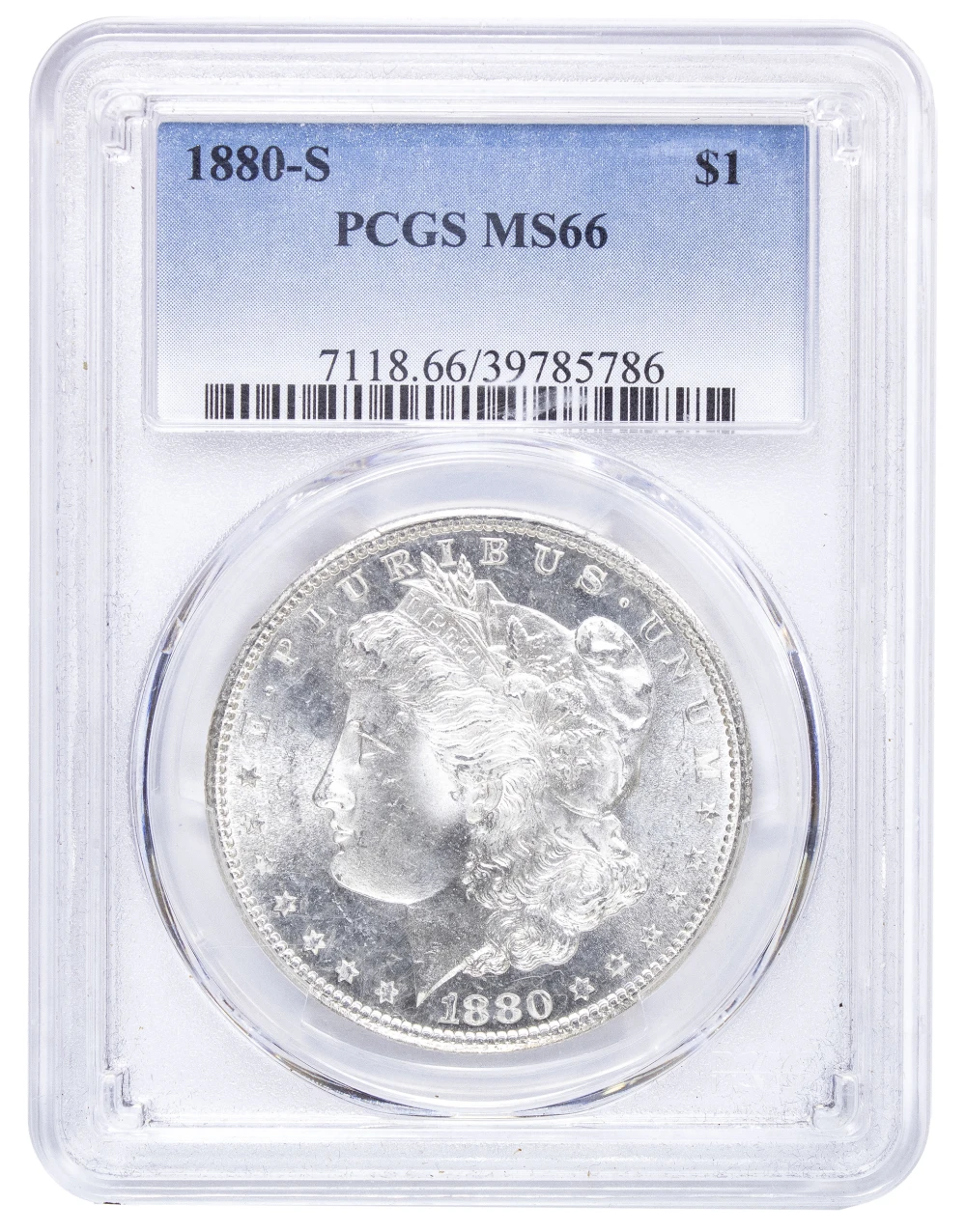 PCGS MS-66 1880-S Morgan Dollar