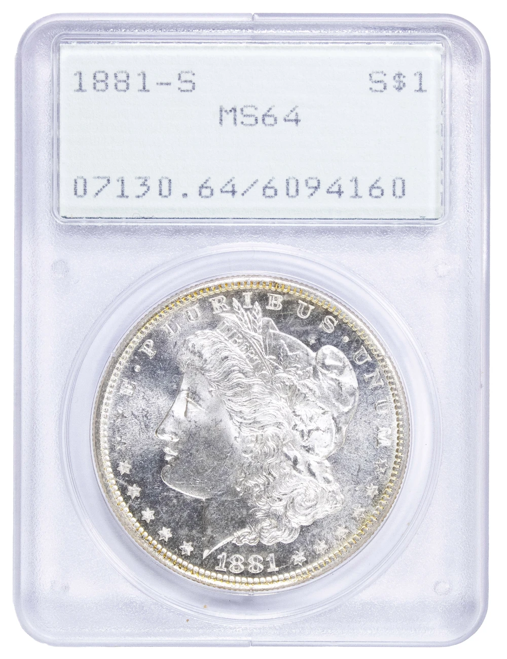 PCGS MS-64 1881-S Morgan Dollar