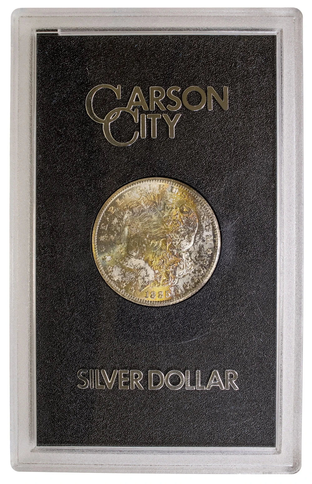 MS-64 Toned GSA 1885-CC Morgan Dollar