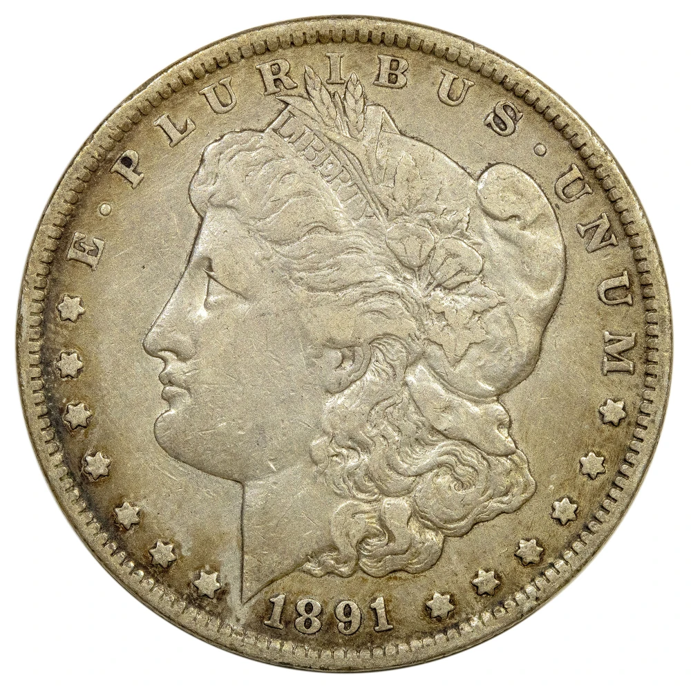 VF-20 1891-CC Morgan Dollar