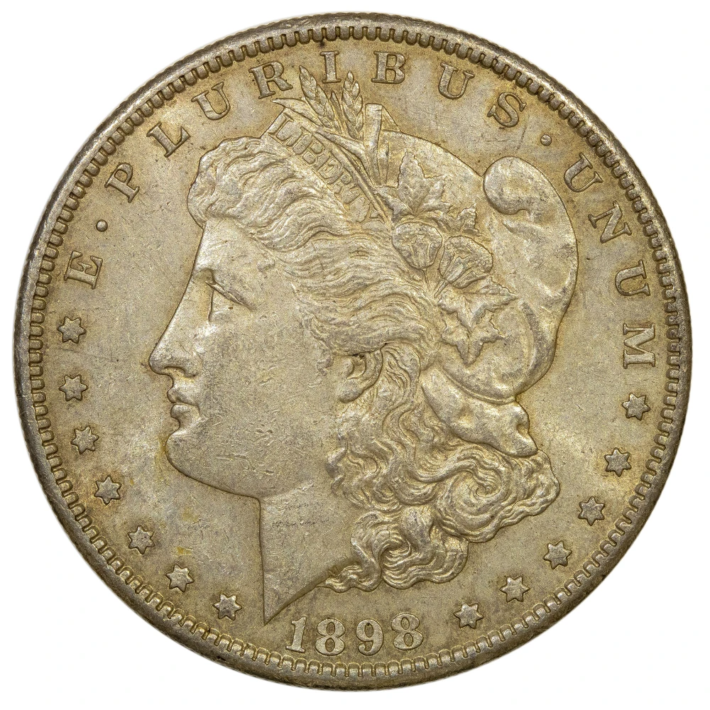 AU-50+ 1898-S Morgan Dollar