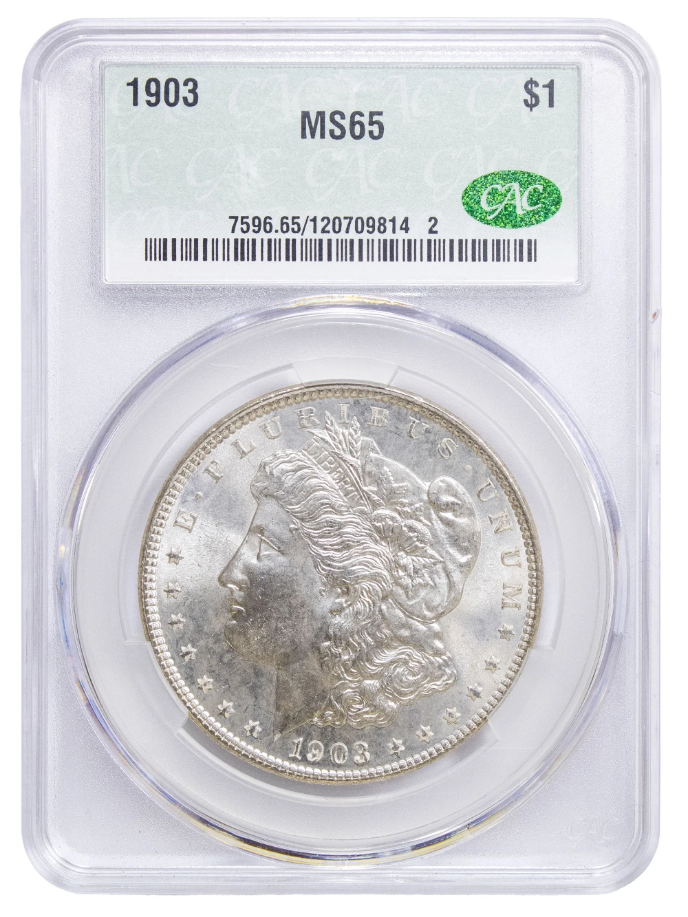 CACG MS-65 1903 Morgan Dollar