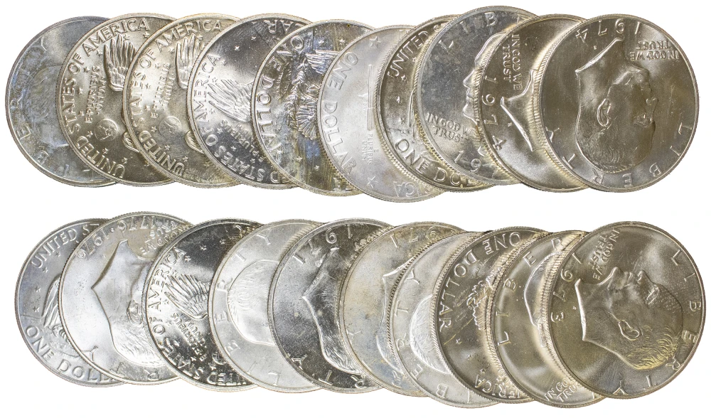 Roll of 40% Silver Eisenhower Dollars