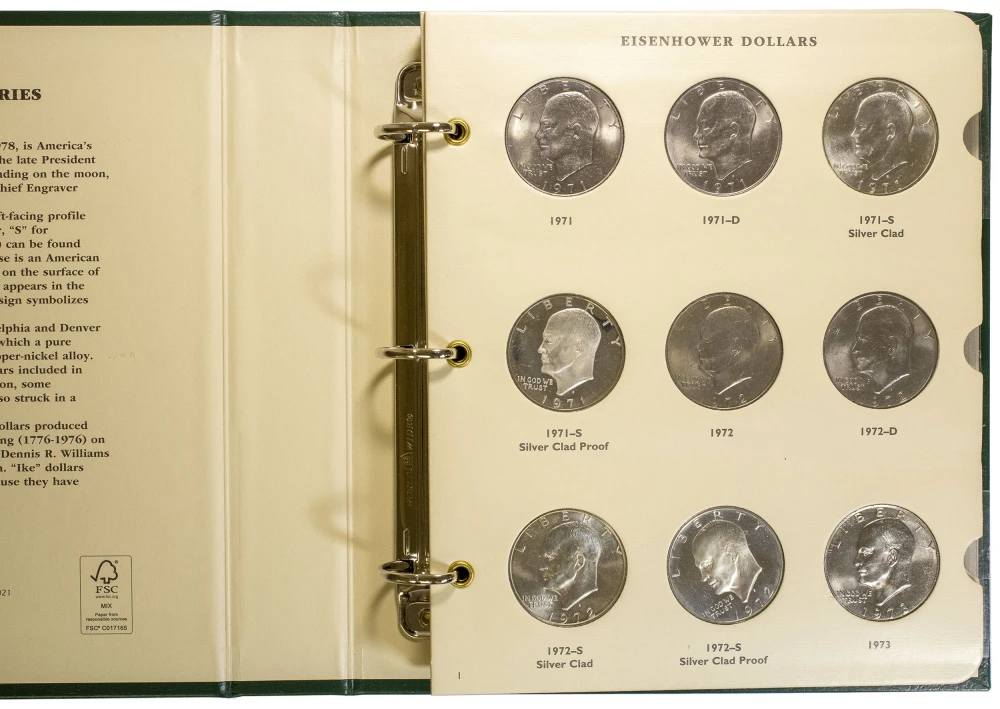 Complete 1971-78 Eisenhower Dollar Set