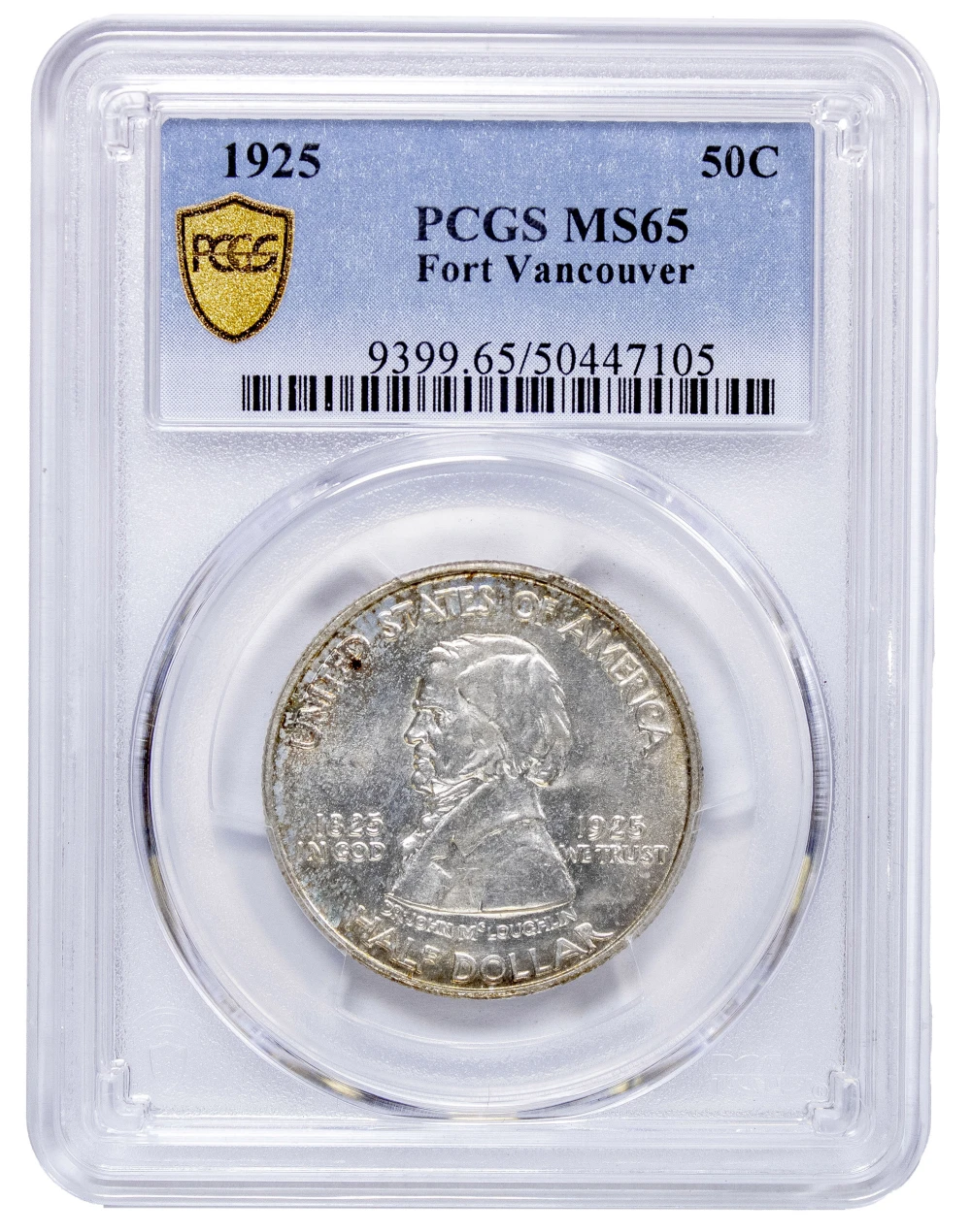 PCGS MS-65 1925 Fort Vancouver Half Dollar