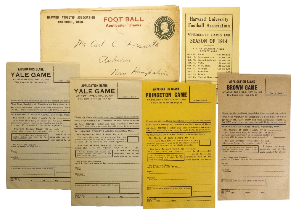 Crisp New Early 20th Century Football Ephemera
