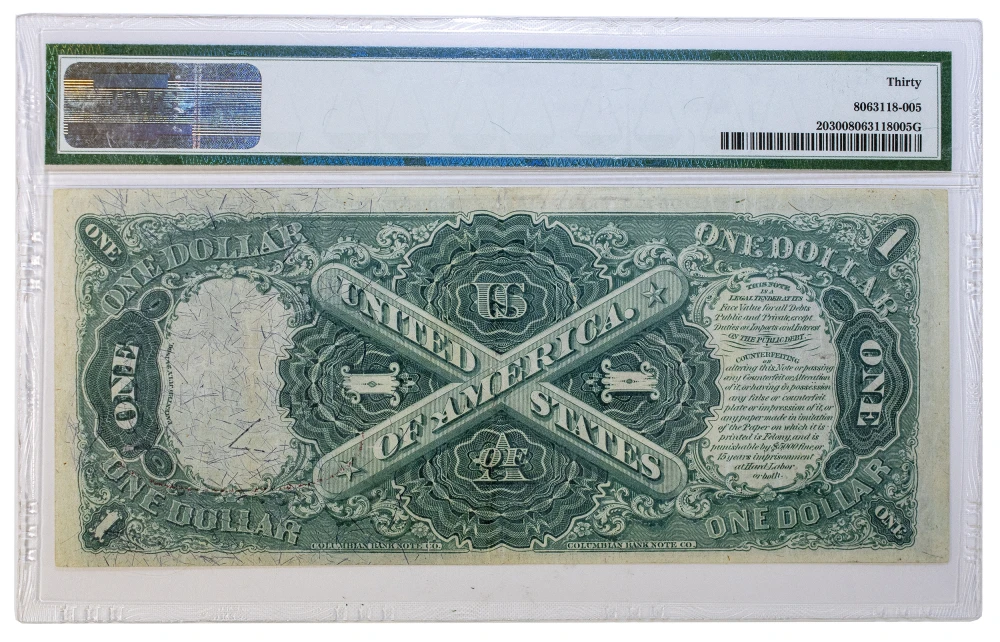 PMG VF-30 1875 Legal Tender $1 Note