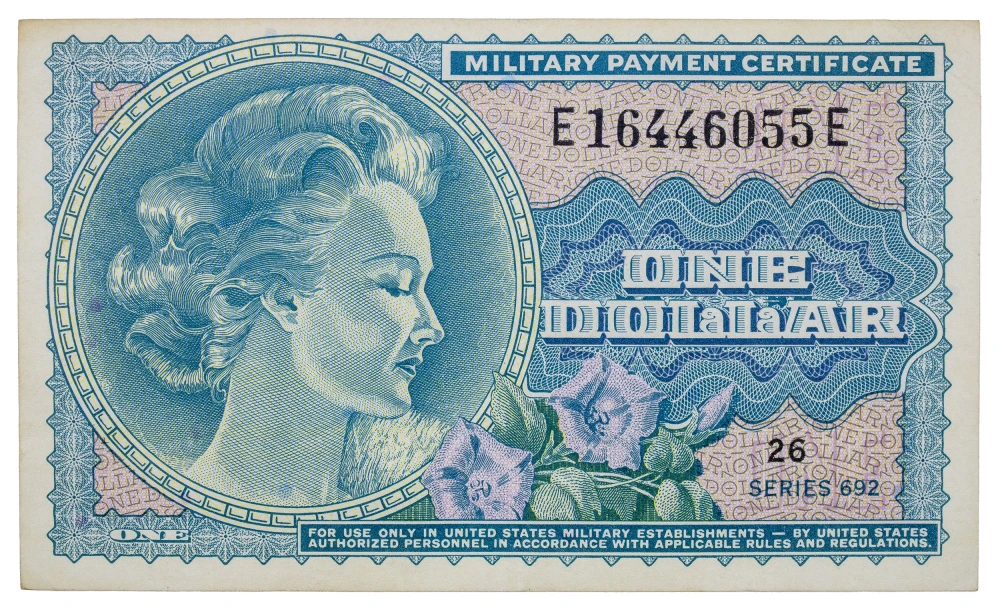 Series 692 $1 Military Payment Certificate